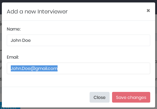 Adding An Interviewer